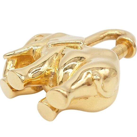 Hermes Cadenas 1997 Limited Edition Elephant Gold Shoulder Bags